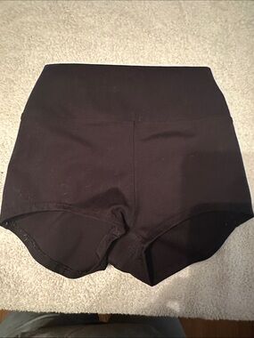 lululemon athletica Black High-Waist Kids Shorts